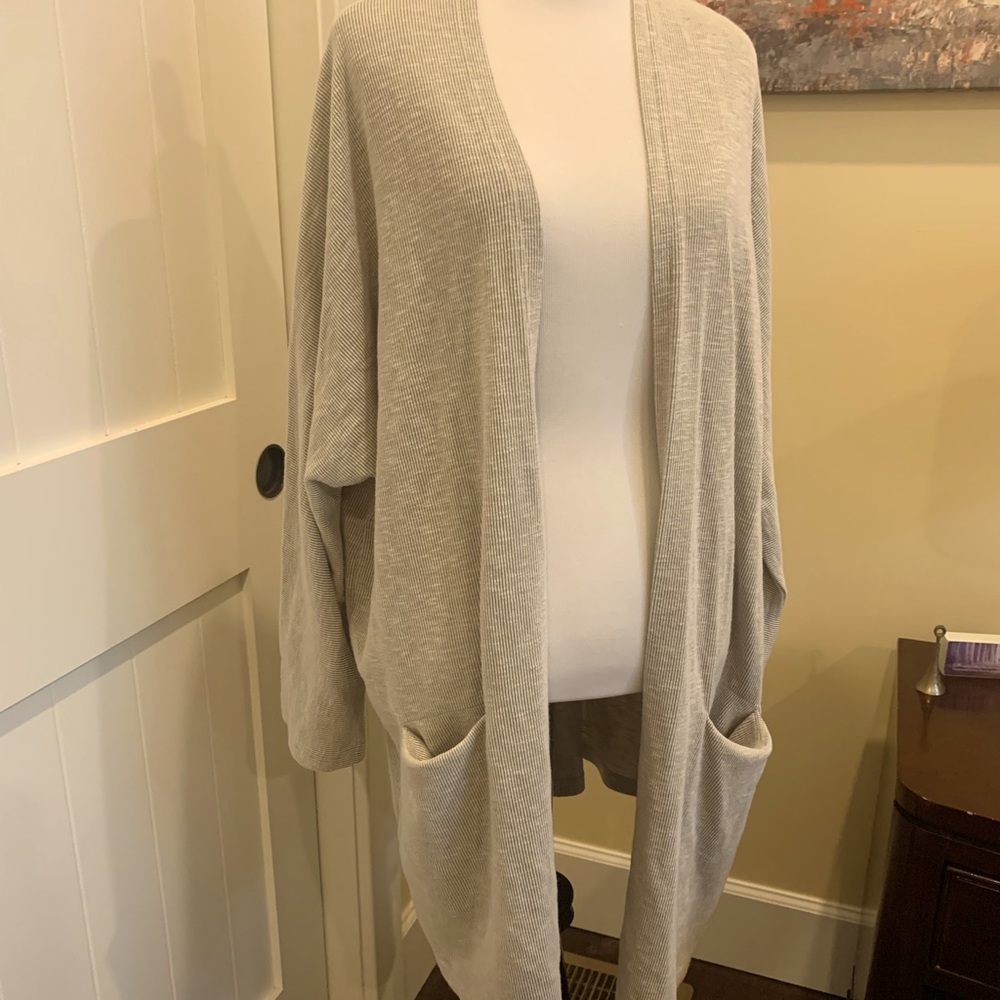DONNI ribbed sweater coat